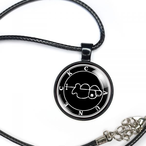 Clauneck Wealth Demon Sigil Seal Necklace Pendant - Image 5