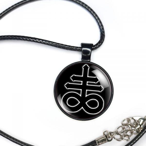 Leviathan Cross Necklace, Brimstone Pendant - Image 5