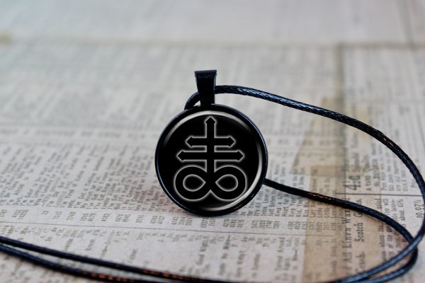 Leviathan Cross Necklace, Brimstone Pendant - Image 8