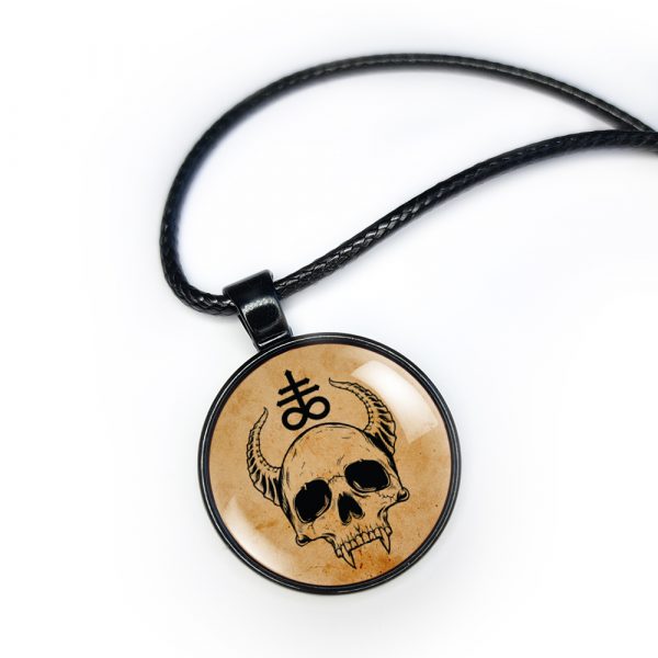 Leviathan Necklace Occult Jewelry Skull Pendant - Image 7