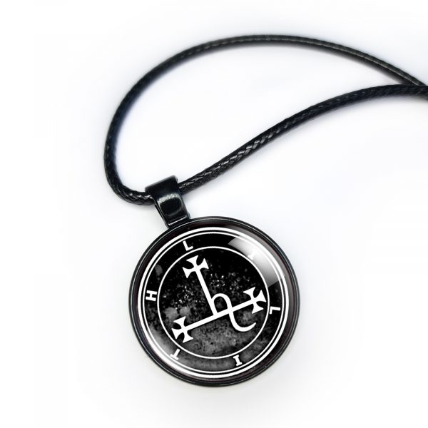 Lilith Sigil Necklace Grey - Image 6