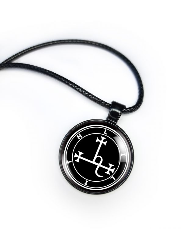 Lilith Sigil Necklace Pendant Black - Image 6