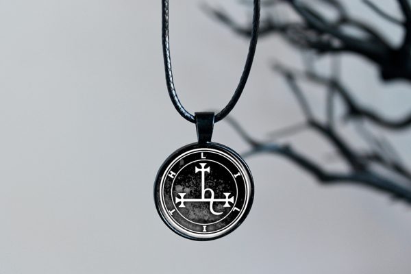 Lilith Sigil Necklace Grey - Image 7