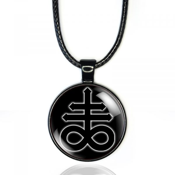 Leviathan Cross Necklace, Brimstone Pendant - Image 2
