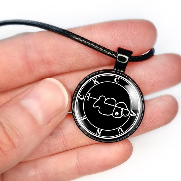 Clauneck Wealth Demon Sigil Seal Necklace Pendant - Image 3