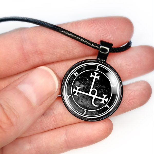 Lilith Sigil Necklace Grey - Image 9