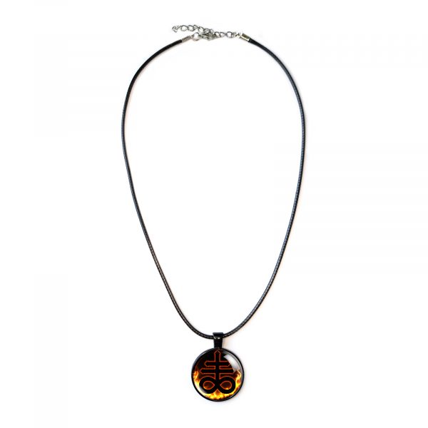 Leviathan Cross Necklace, Brimstone Pendant - Image 5