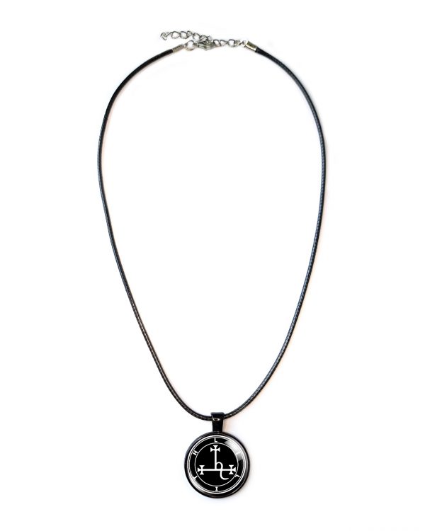 Lilith Sigil Necklace Pendant Black - Image 4