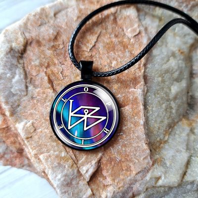 Ophiel Planetary Talisman, Olympic Spirit Sigil Magic Necklace