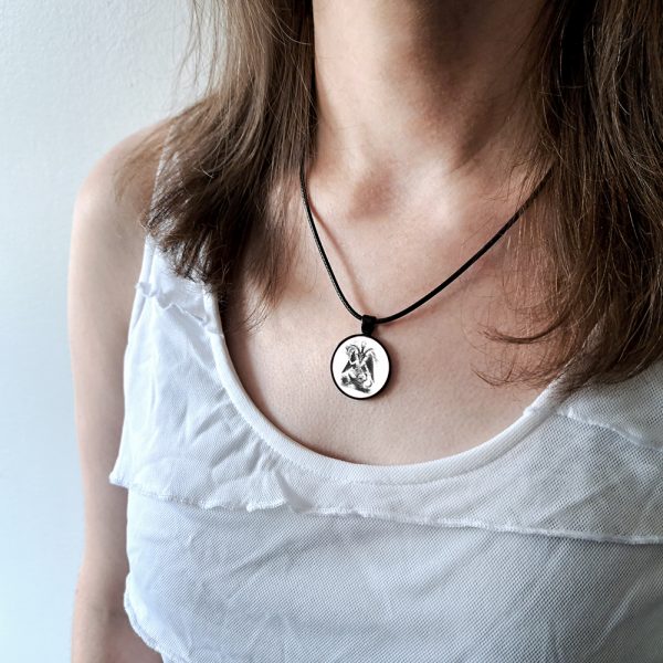 Baphomet Necklace Satanic Pendant - Image 2