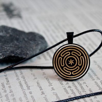 Hecate Necklace Pendant, Wheel Of Hekate
